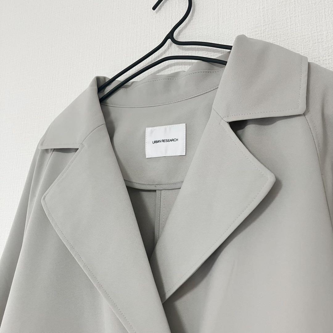25SS アーバンリサーチ 防花粉　撥水　UVカット　ドロストトレンチコート