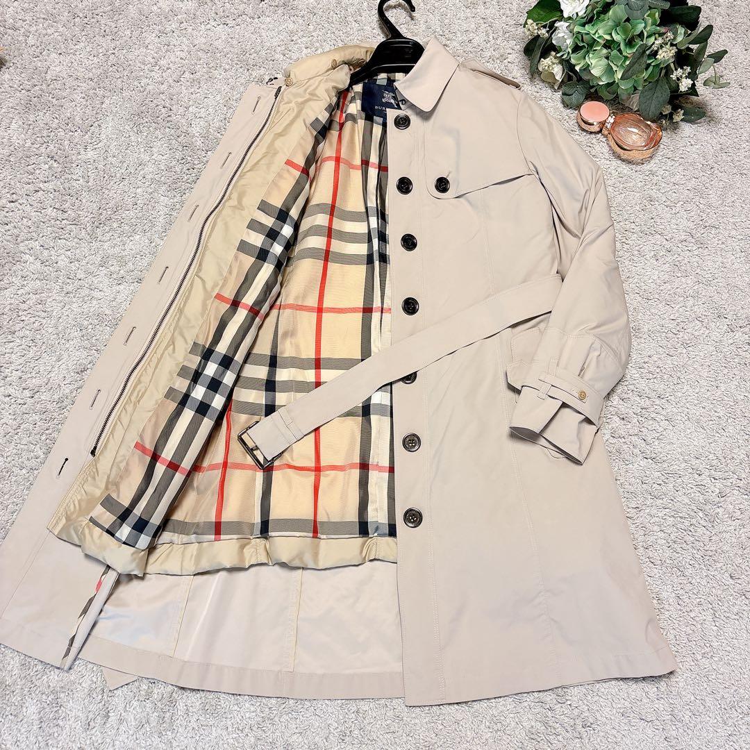 BURBERRY LONDON　トレンチコート　ダウンライナー　ベージュ