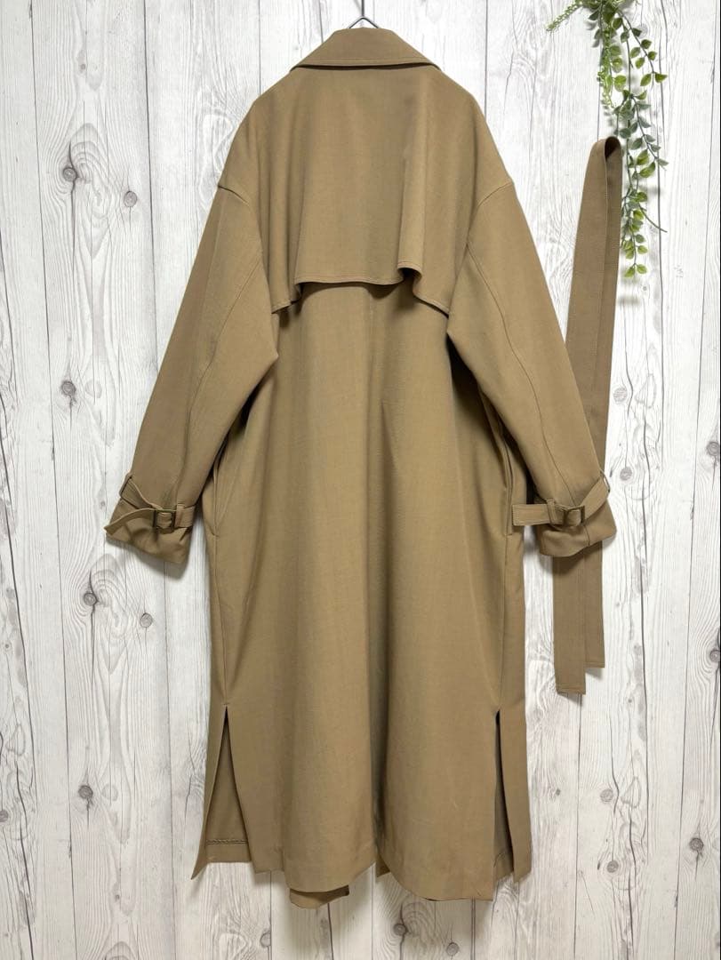 F by ROSSO◆ベルト付き◆ウォッシャブルトレンチコート◆BEIGE◆38
