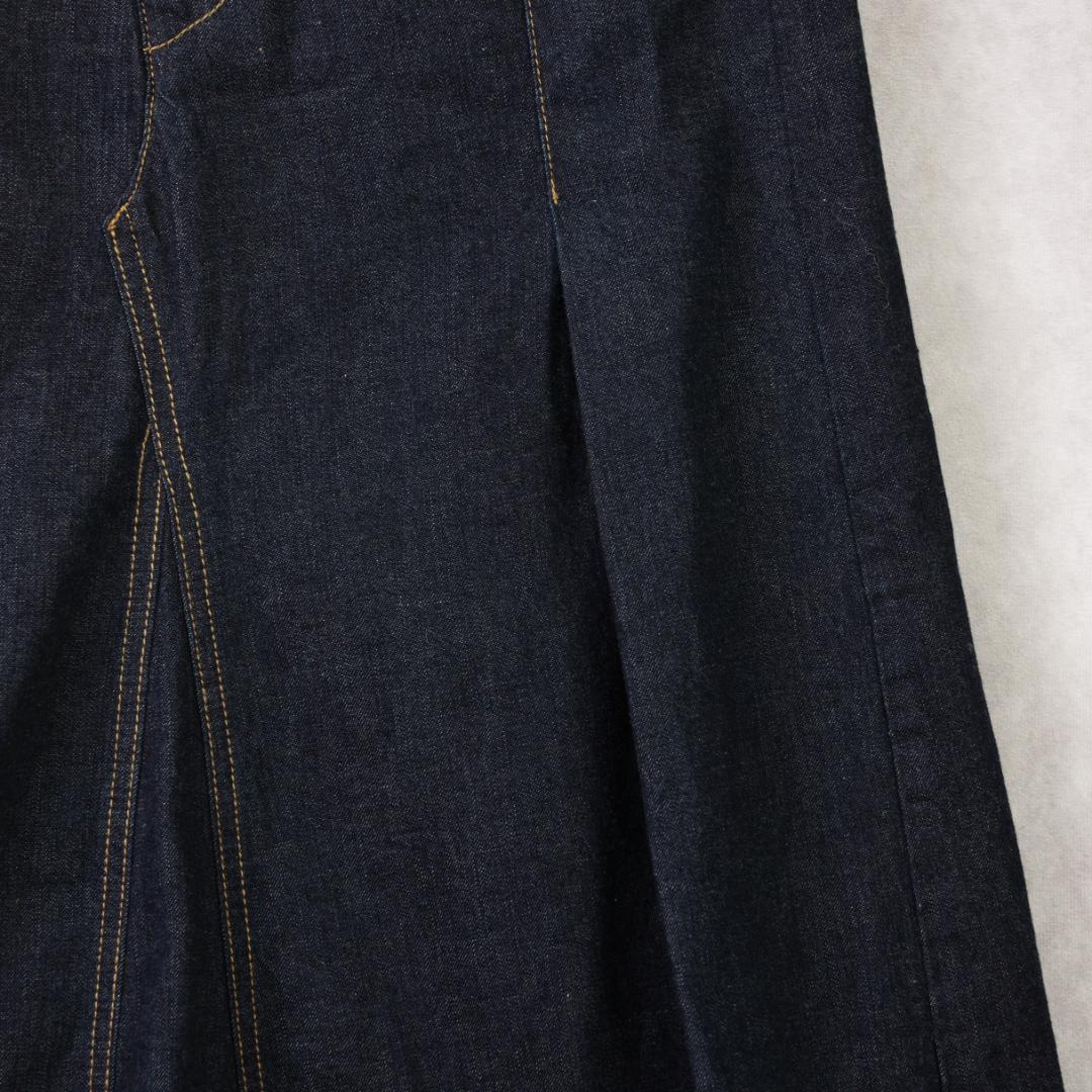 RaPPELER　デニムスカート　ネイビーブルー 秋冬 人気　XS