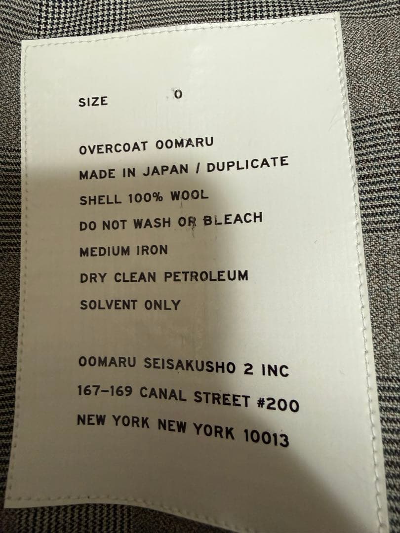 OVERCOAT ラグランスリーブ チェック柄ステンカラーコート