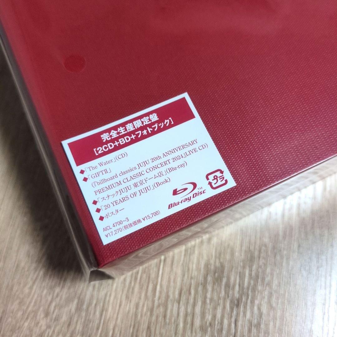 JUJU「The Water」〈完全生産限定盤（2CD+BD+ブックレット）〉