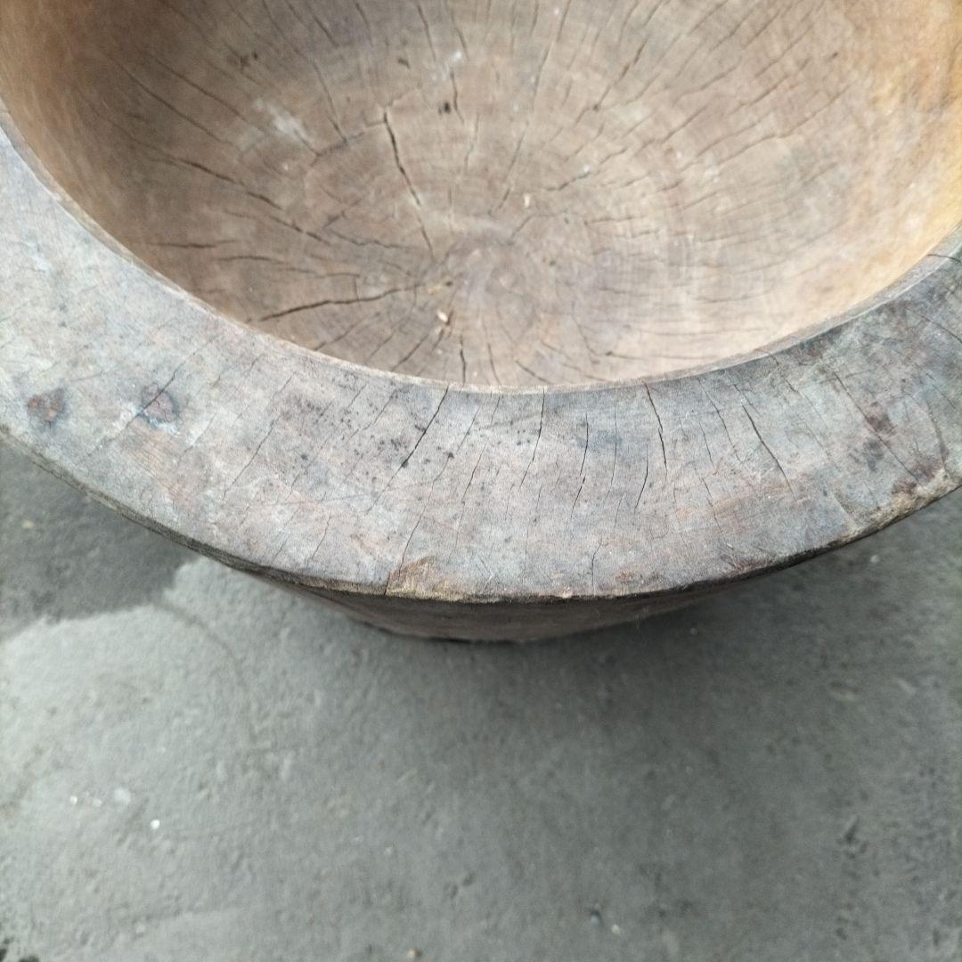 古民具　餅つき　臼　杵つき