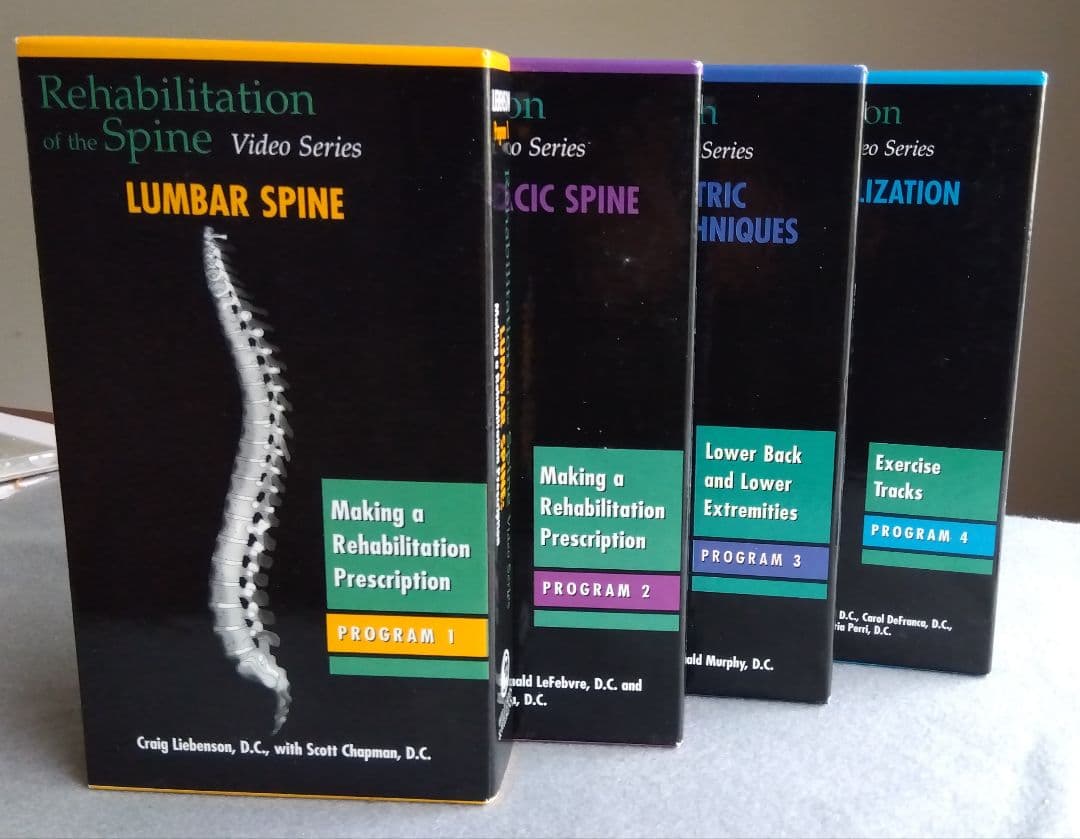 原書Rehabilitation of Spine LiebensonVHS4巻