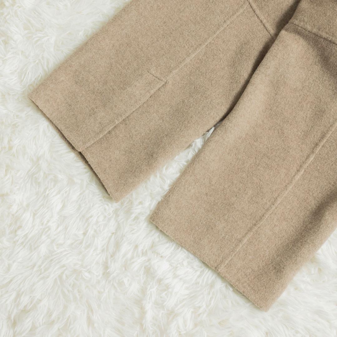 美品 GALLARDAGALANTE カシミヤハーフワイドコート ベージュ