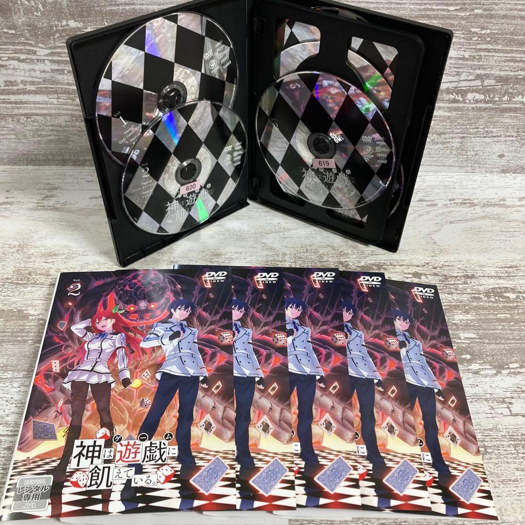 ♦︎新品ケース付き♦︎ 神は遊戯(ゲーム)に飢えている レンタルDVD 全話完結