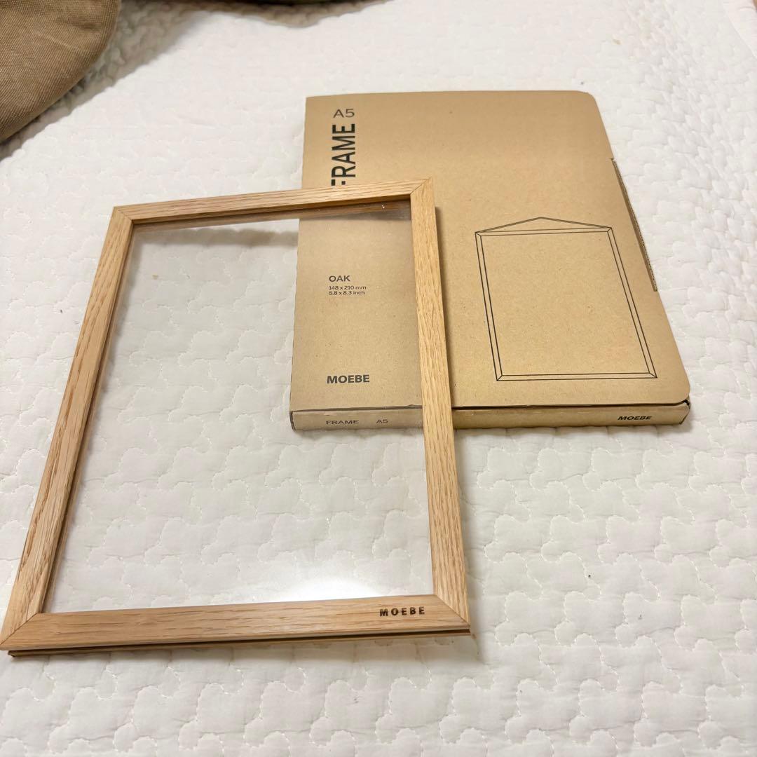 2個セット　MOEBE ムーベ フレーム A5 oak