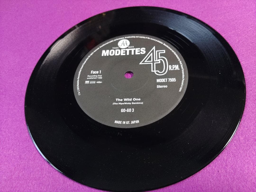 【限定500】GO GO 3 / WILD ONE　7inch