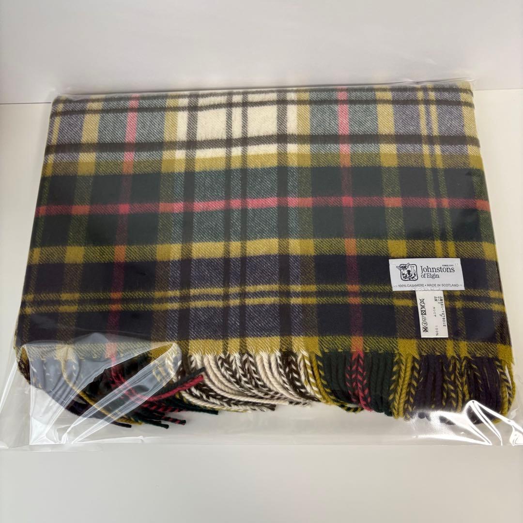 希少☆Johnstons ジョンストンズ アングローバルショップ別注ストール