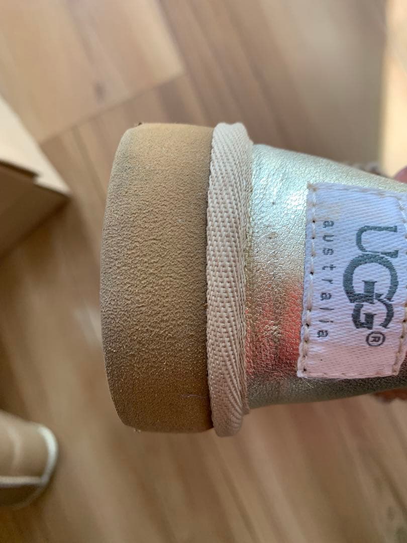 UGG ムートンブーツ ゴールド23.5〜24