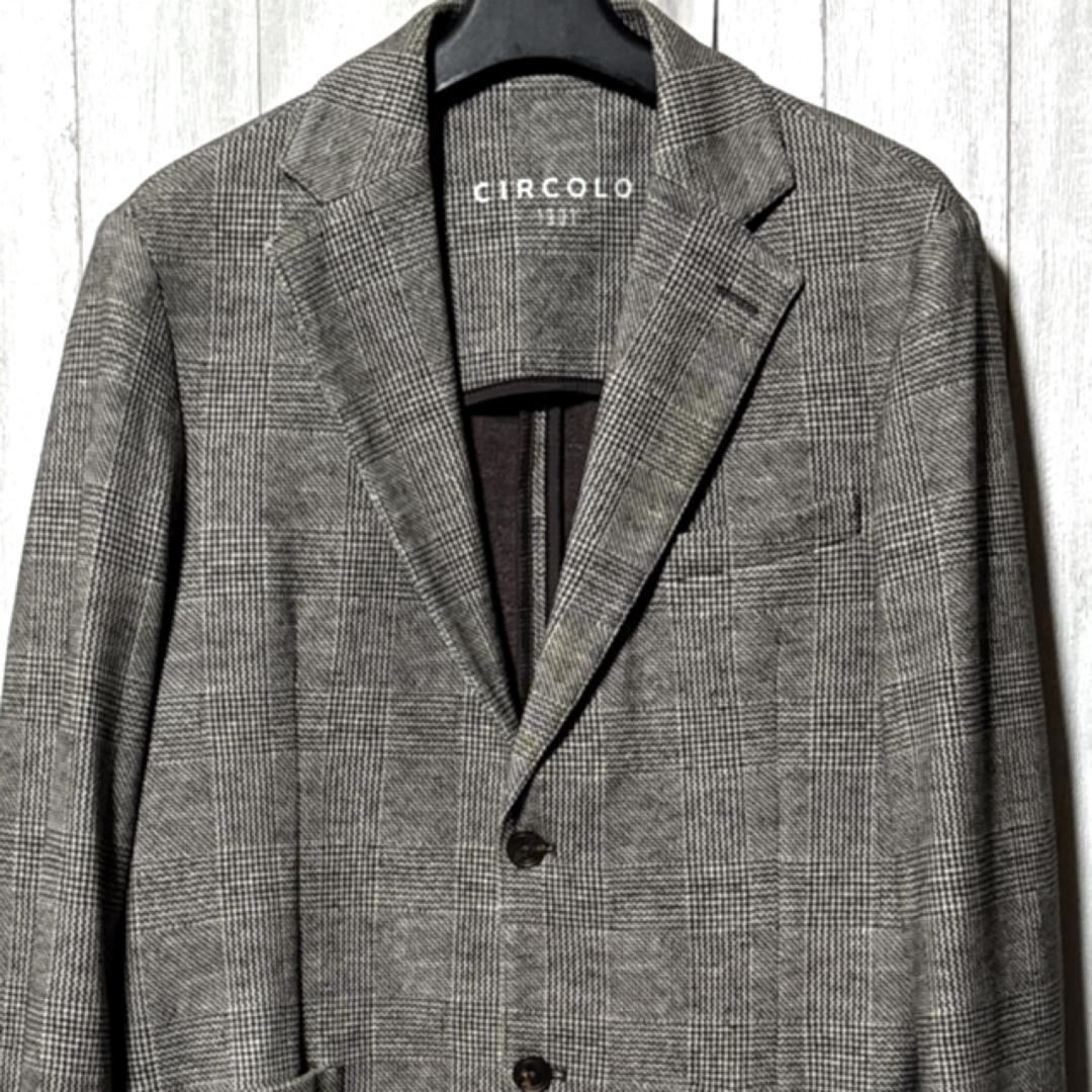 CIRCOLO 1901 テーラードジャケット チルコロ カシミヤ風 チェック