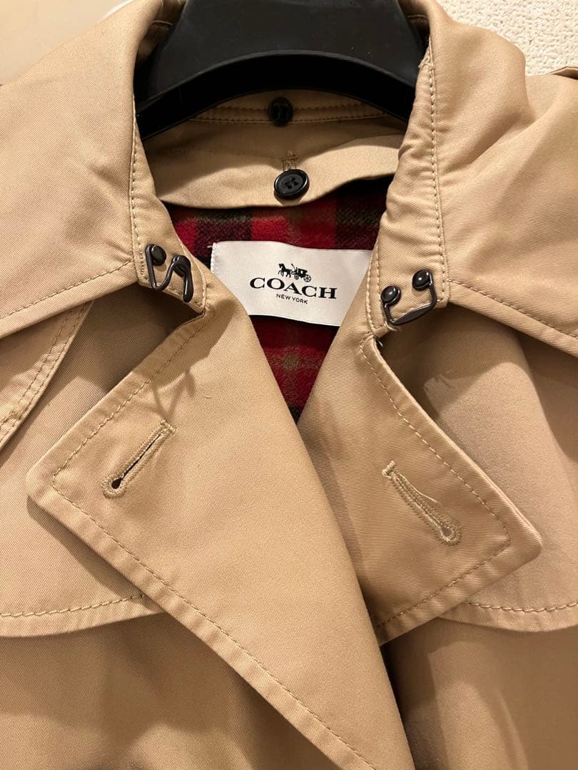 【美品】COACH ベージュ トレンチコート