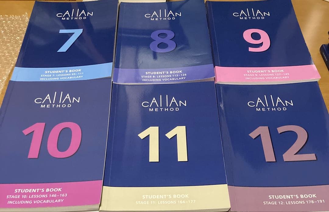 【セット】CALLAN METHOD 学生用ブック 1-12巻