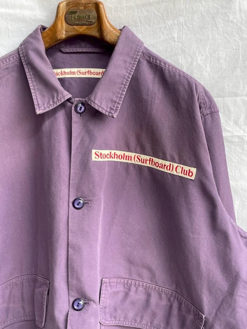 【美品】Stockholm / ストックホルム｜シャツ ワークシャツ パープル