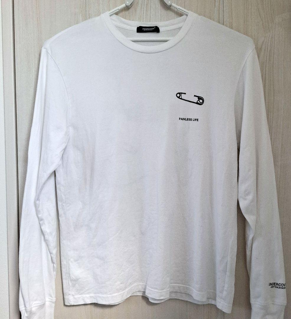 【希少】UNDERCOVER 長袖 Tシャツ ホワイト　Ｌサイズ