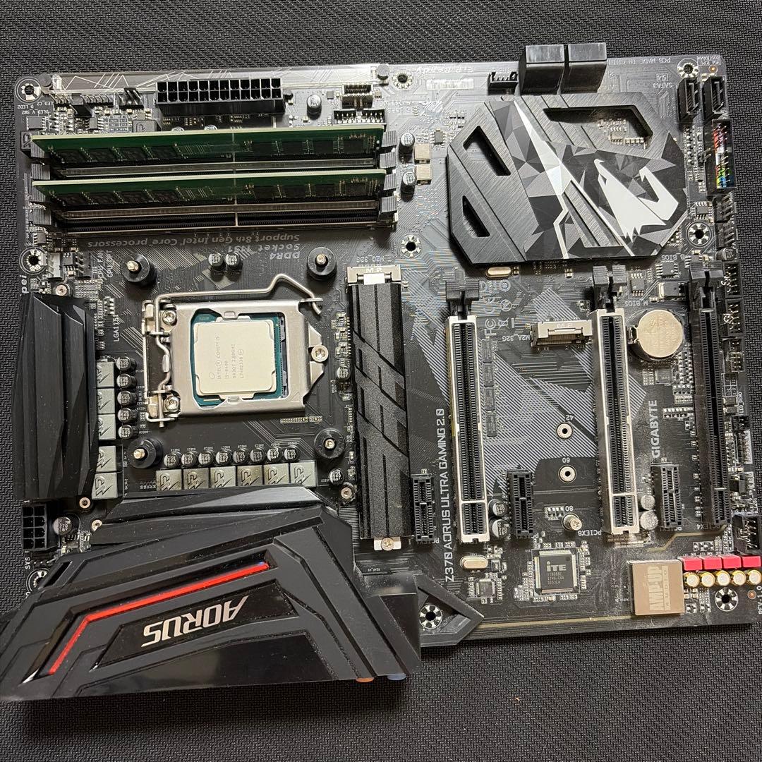 Z370 AORUS ULTRA GAMING 2.0 CPU・メモリセット
