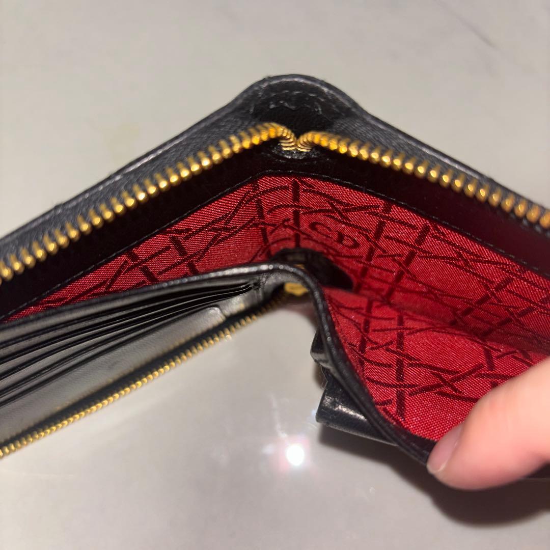 Christian Dior 二つ折り財布 黒