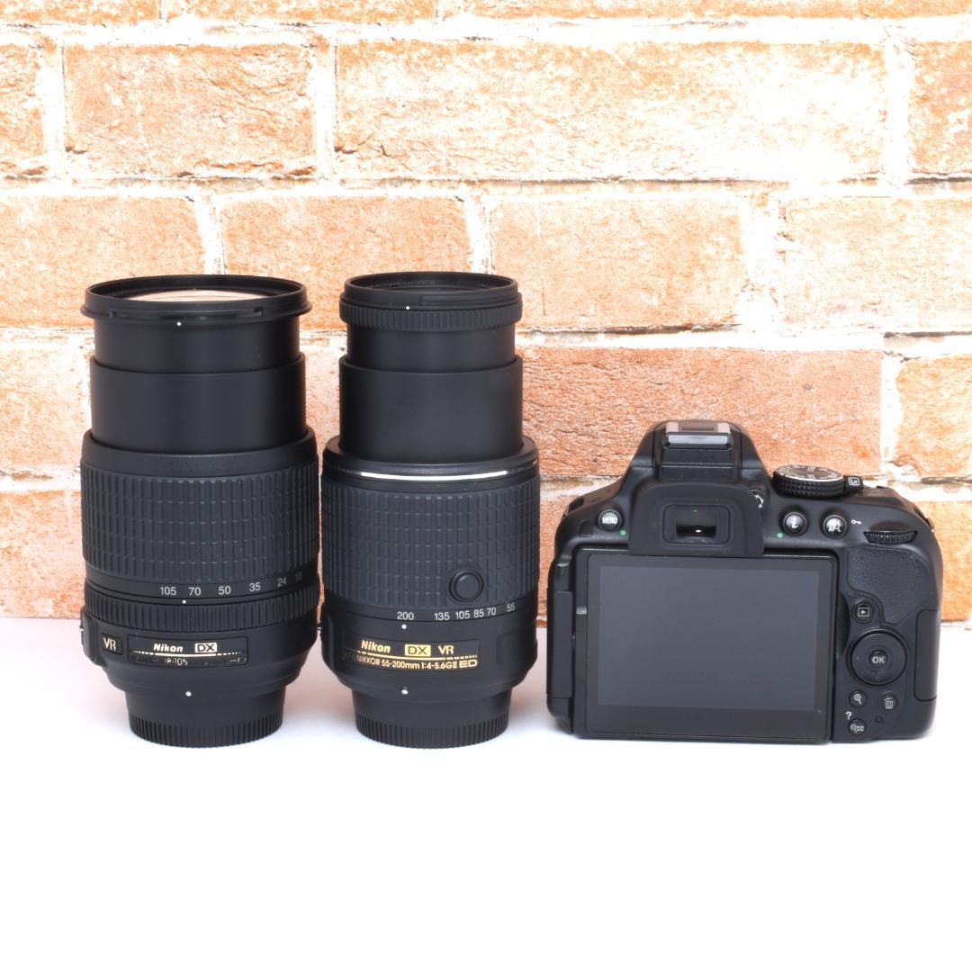 Wi-Fi搭載&超高画質✨Nikon ニコン D5300✨望遠レンズセット