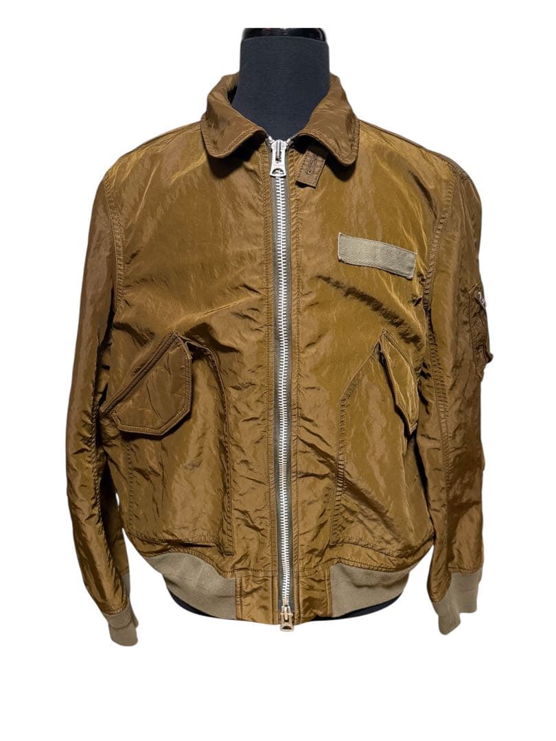 サカイ　Sacai 26SSコレクション フライトジャケット　ブルゾン　サイズ2