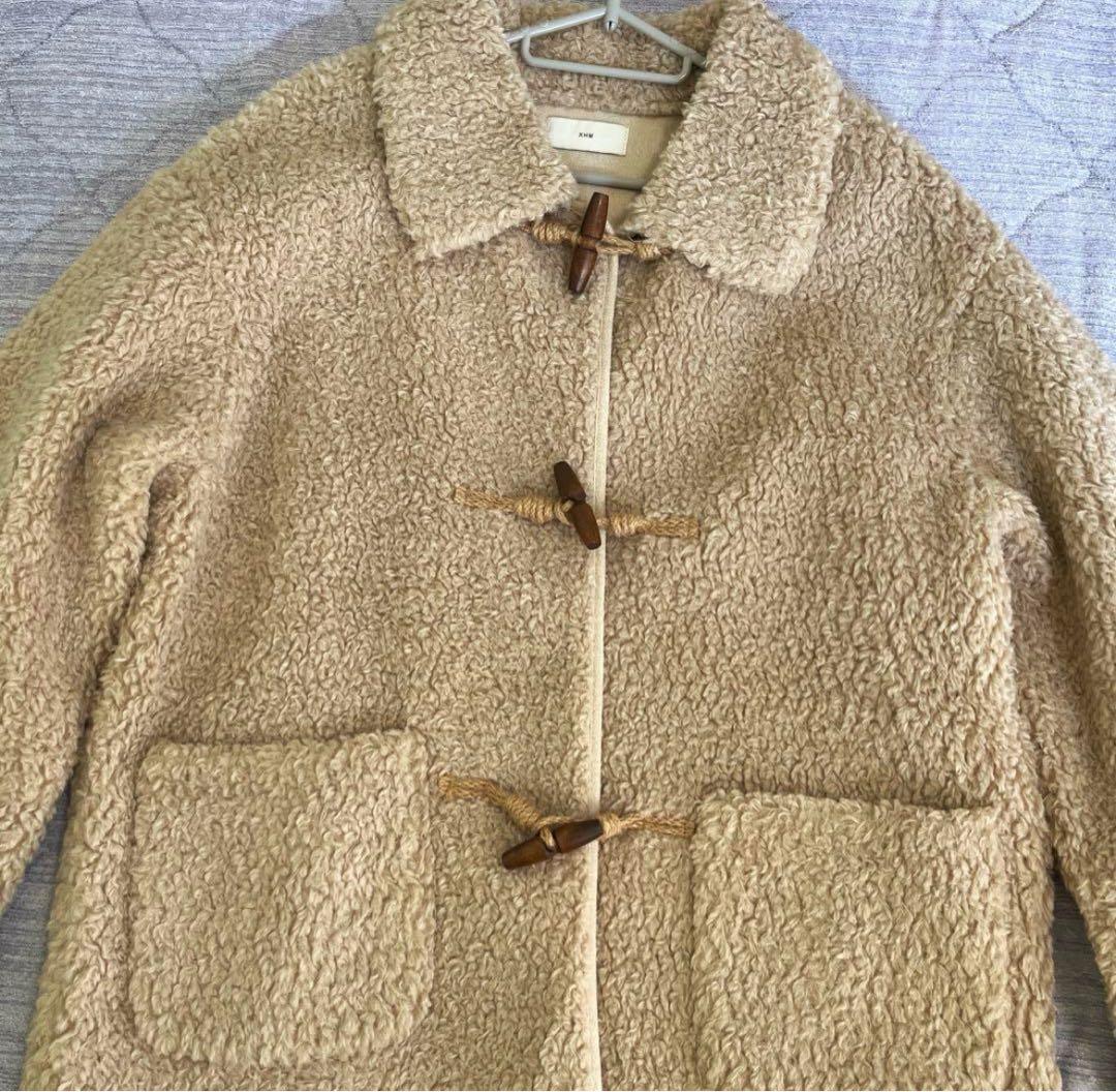 【完売品】 Resoll ブークレーショートダッフルコート