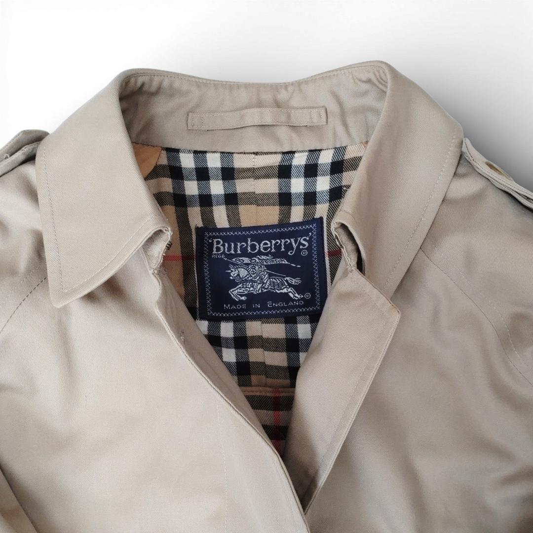 極美品✨BURBERRY バーバリー ステンカラーコート ロング 英国製