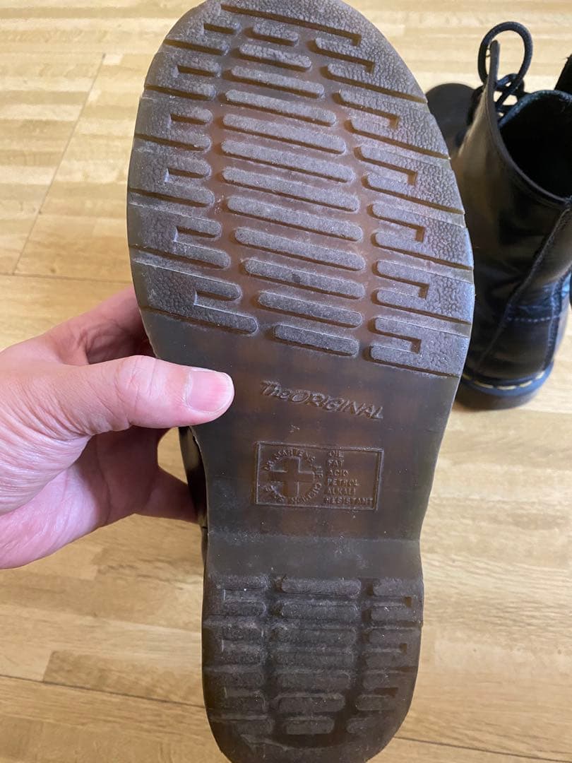 Dr. Martens 8ホール　黒 レースアップ ハイトップブーツ