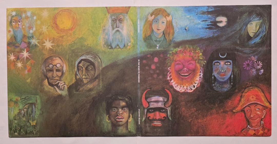 US初期MONARCH盤 AT刻印 King Crimson Poseidon