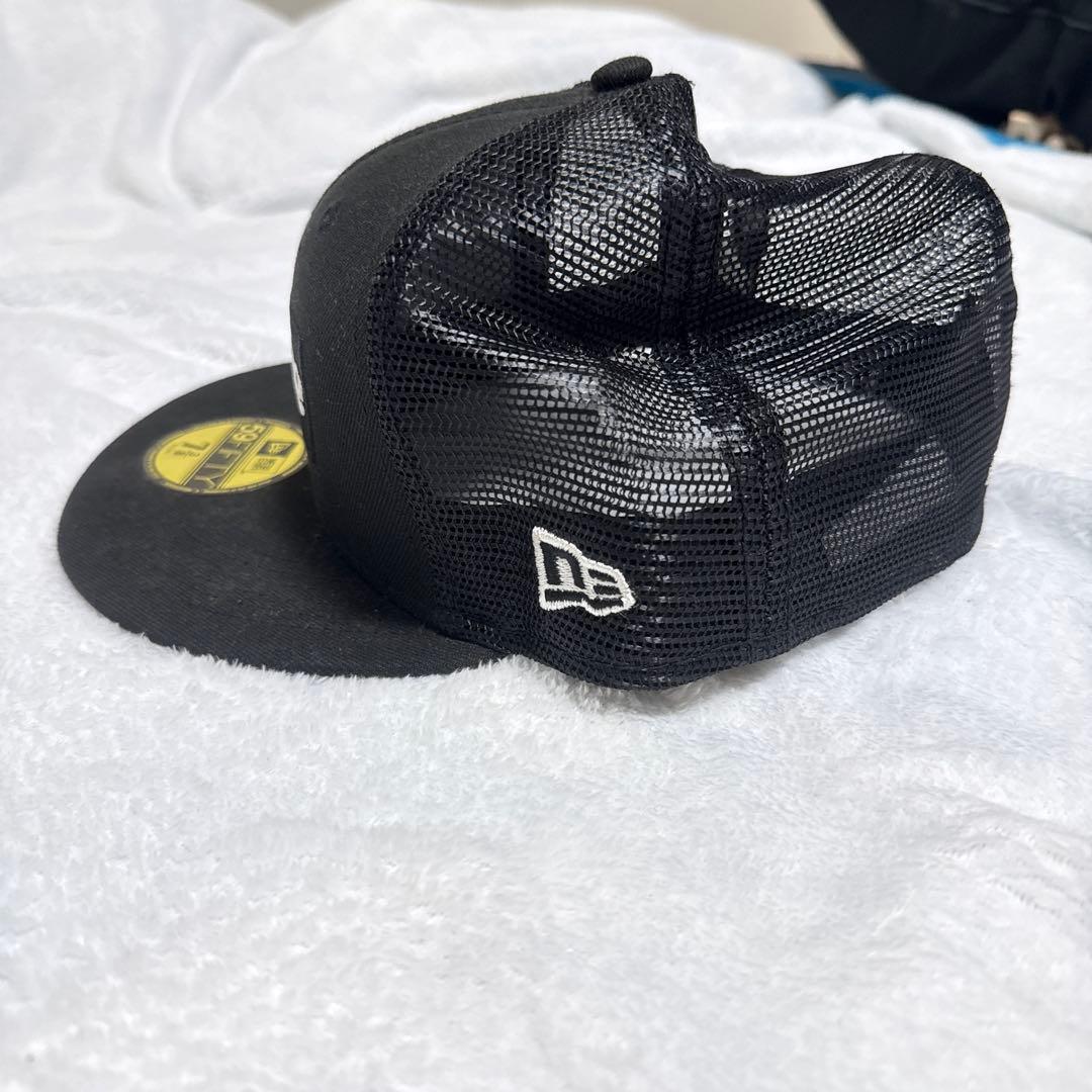 Supreme 59FIFTY ブラックメッシュキャップ 7 3/8 値下げOK