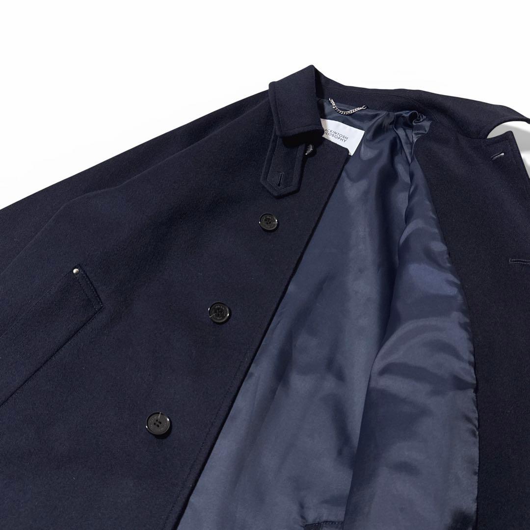 極美品✨️24AW　定価9.9万　マッキントッシュ　コズウェイ　コート　ネイビー