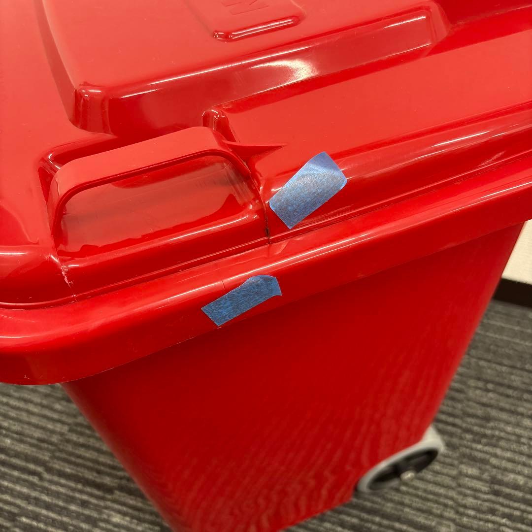 DULTON ゴミ箱 RED 45L 065