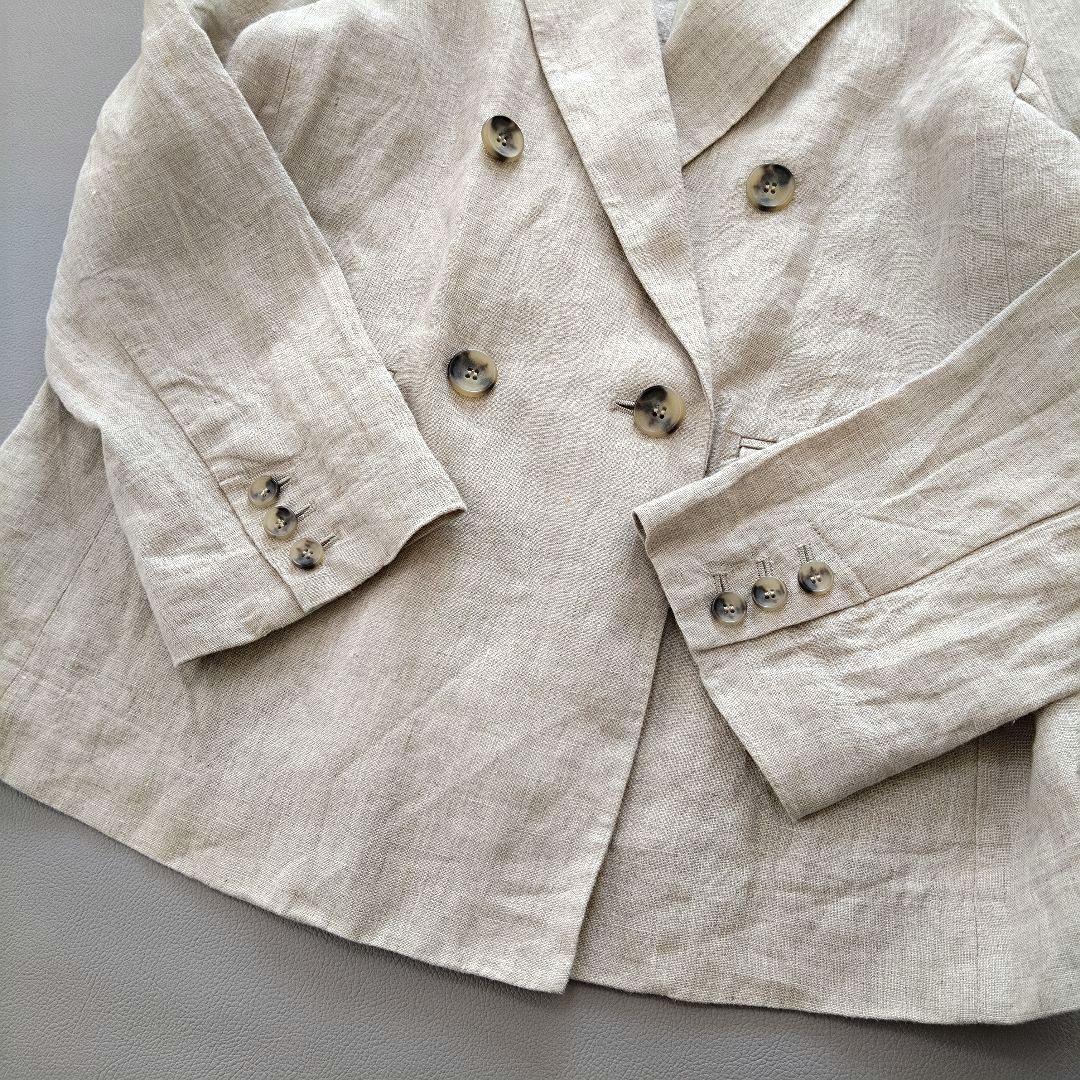 ✨美品✨ 25SS SLOBE IENA フレンチリネン ダブルジャケット