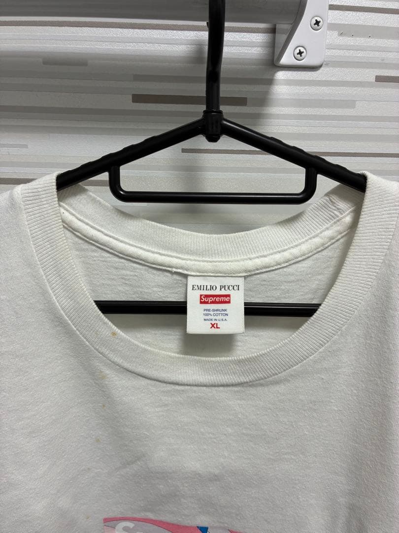 Supreme x Emilio Pucci Tシャツ XL ホワイト
