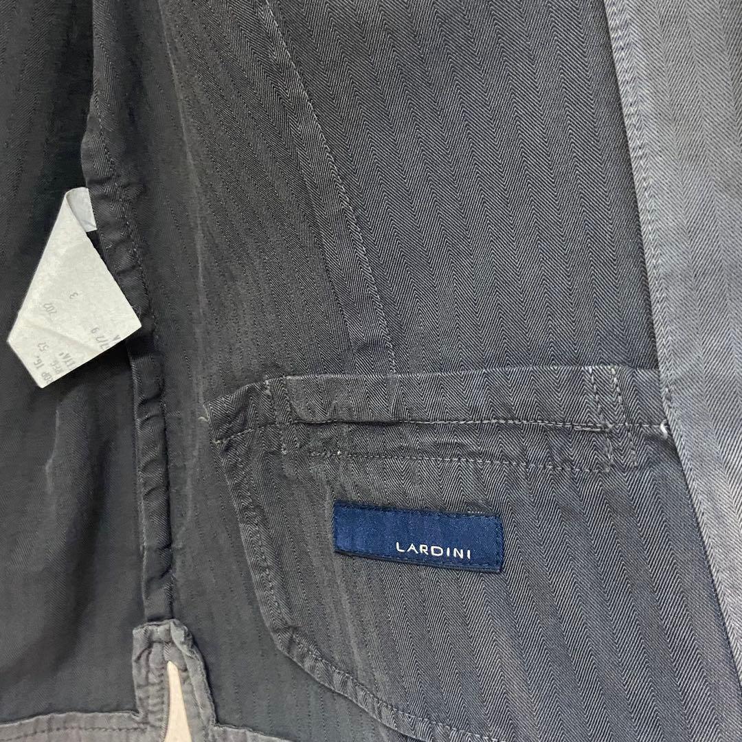 LARDINI ラルディーニ サマーヘリンボーン ベスト 52 ジレ　グレージュ