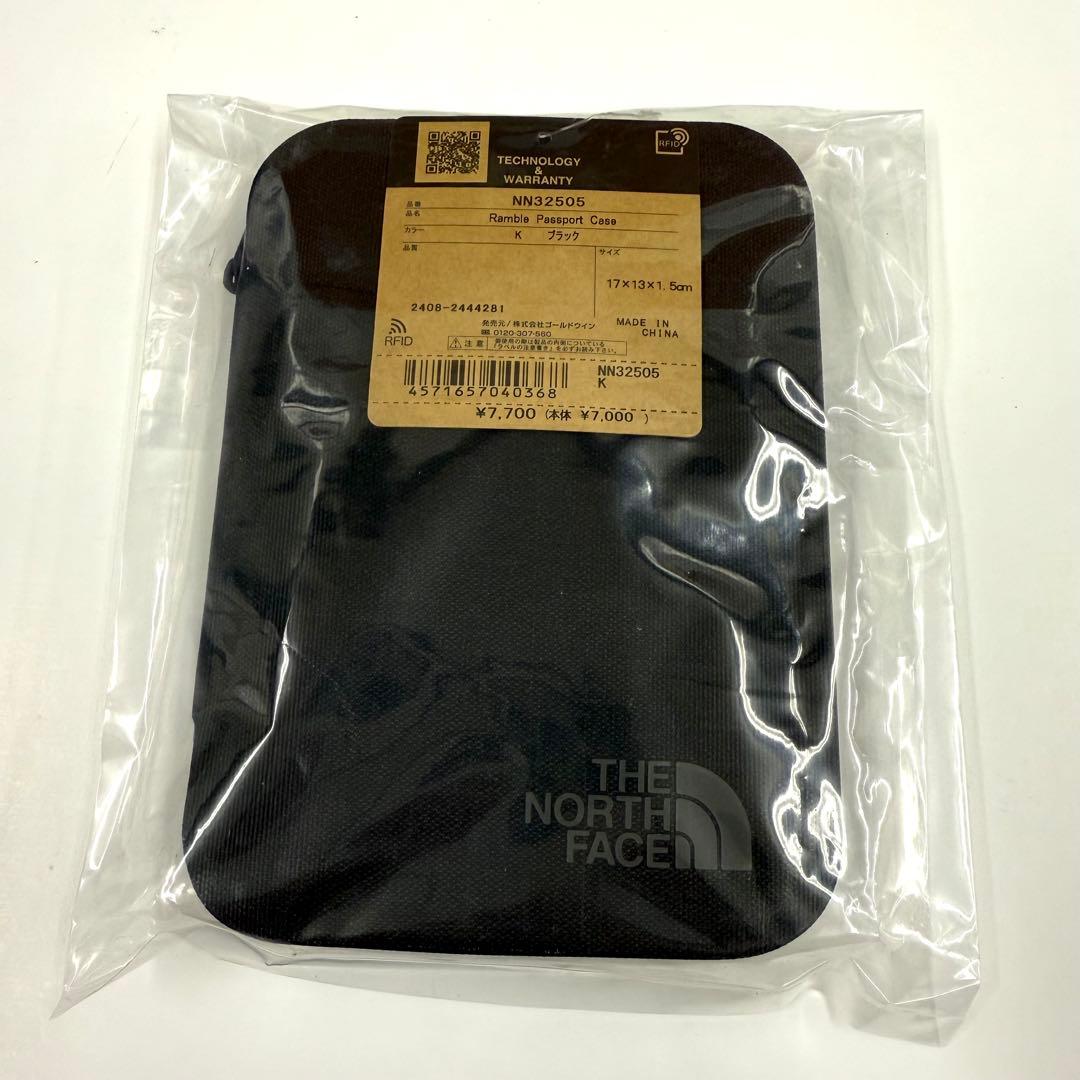 ノースフェイス ランブルパスポートケース ブラック 新品未使用