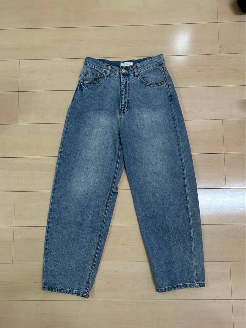 スローブ イエナ　コクーンシルエットデニムパンツ38
