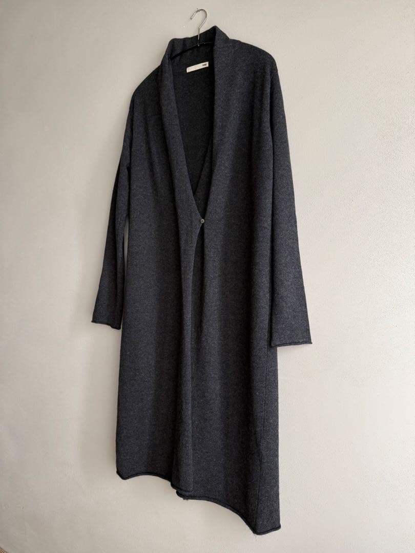 【美品】evam eva 上質ウール ロングカーディガン