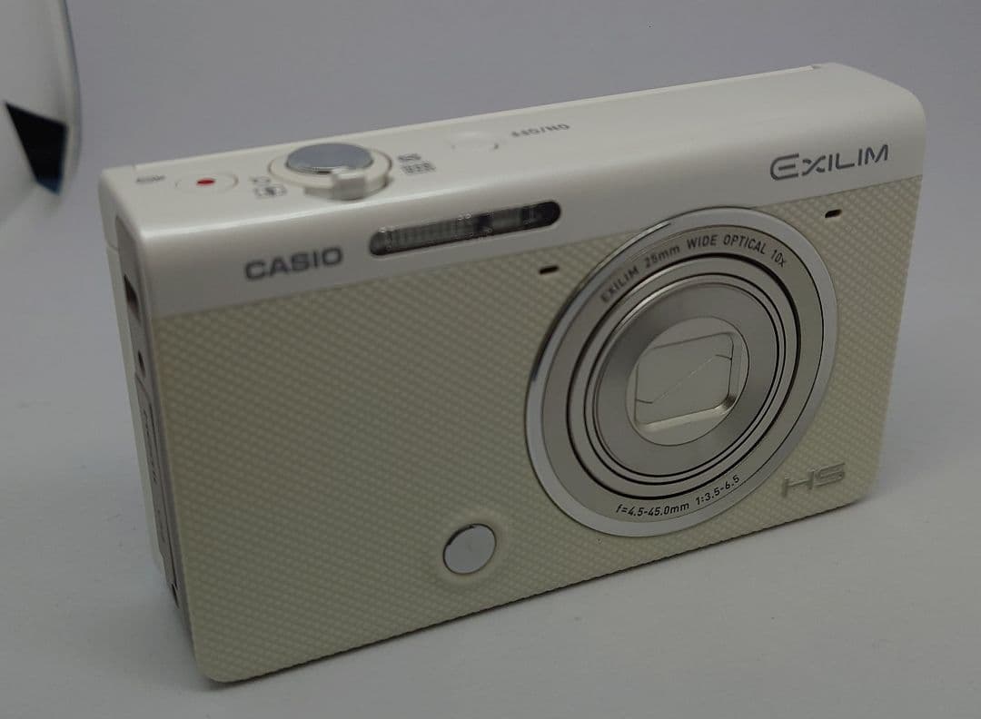 CASIO EXILIM ZR50 ホワイト チルトLCD 自撮り対応