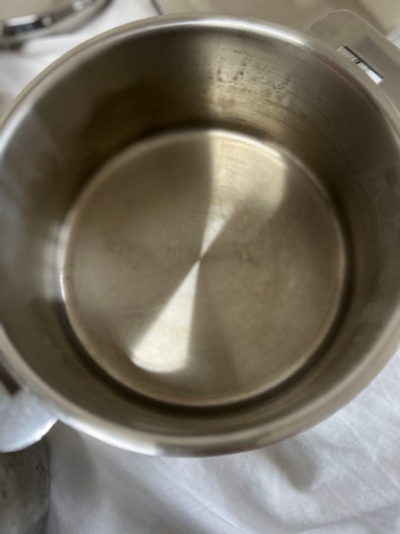クリステルお鍋三点セット　蒸し器　ザル付き