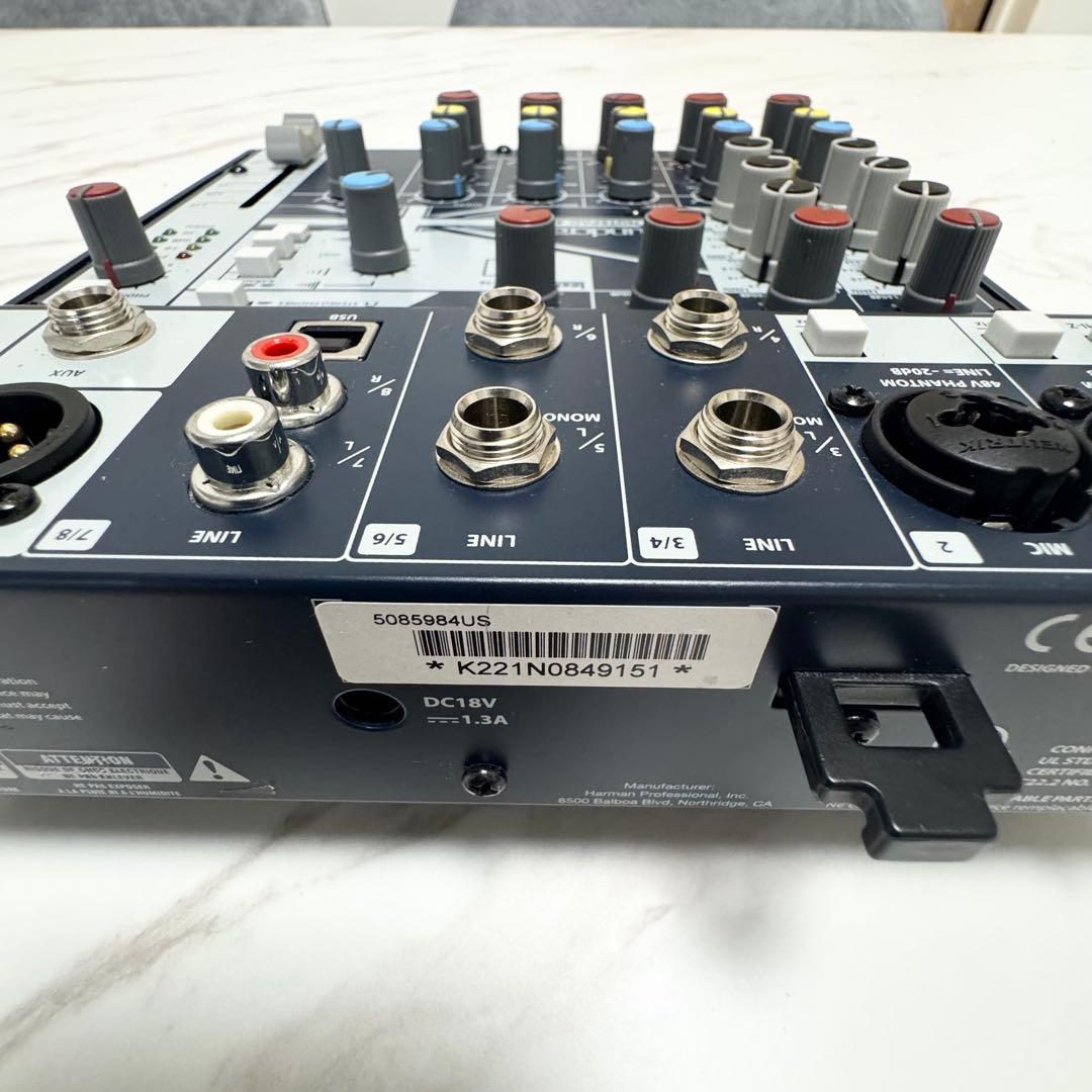 【ジャンク品】Soundcraft ミキサー Notepad-8FX