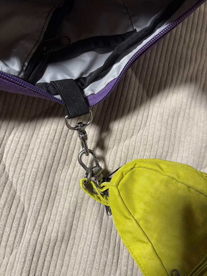 タグ付き美品　HEALTHY BACK BAG ヘルシーバックバッグ パープルS