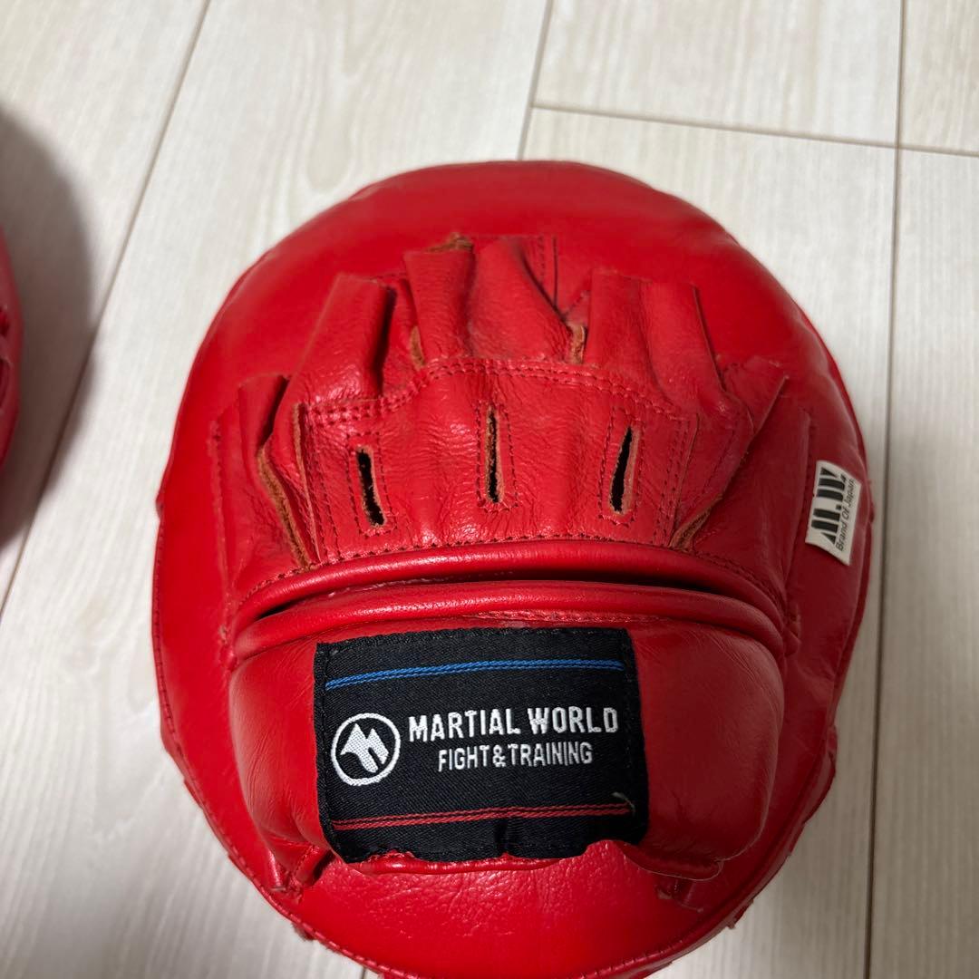 MARTIAL WORLD パンチングミット レッド