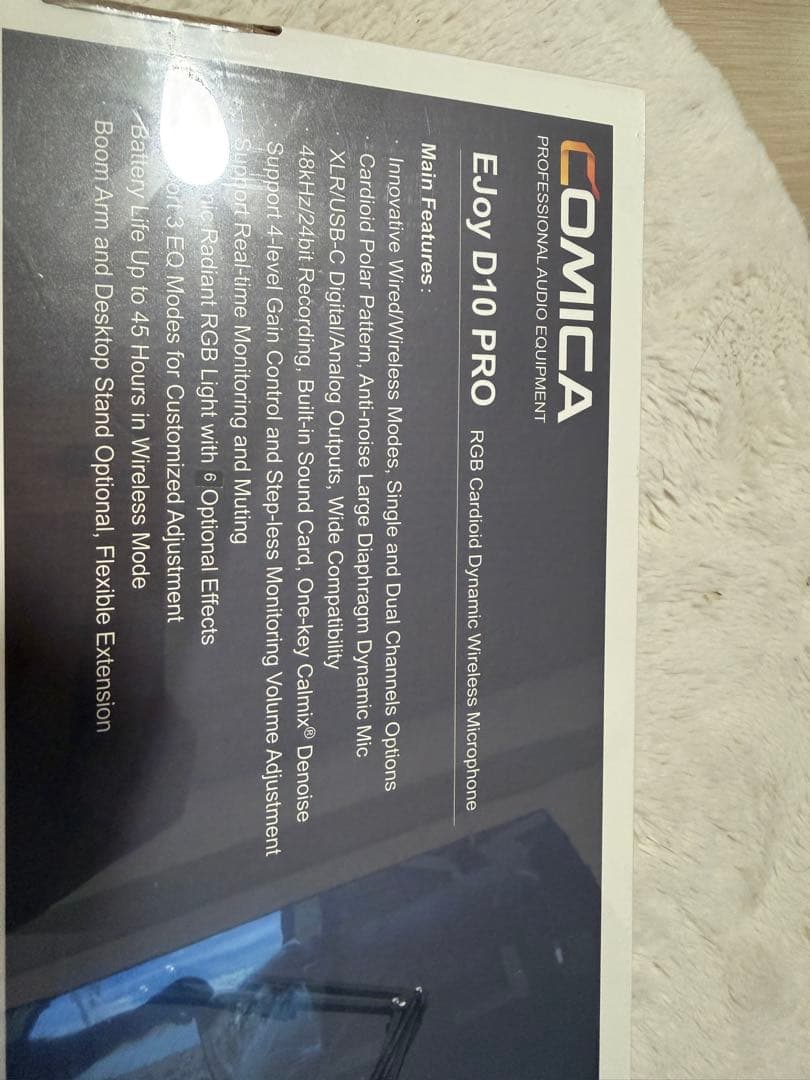 COMICA EJoy D10 PRO ワイヤレスマイク ゲーミング