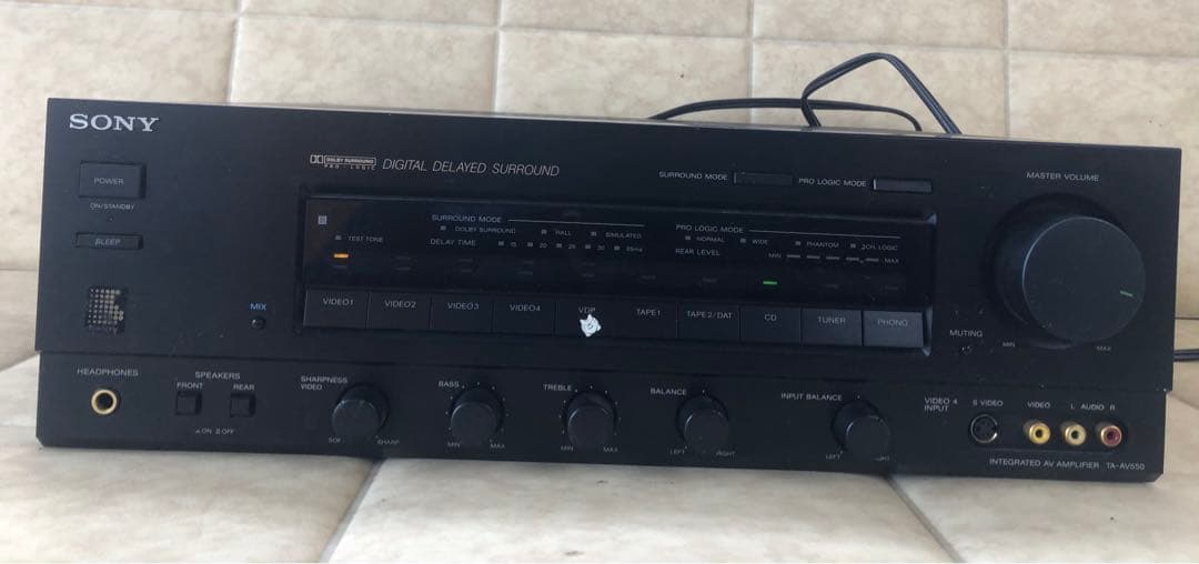 SONY AVアンプ「TA-AV550」(G40)