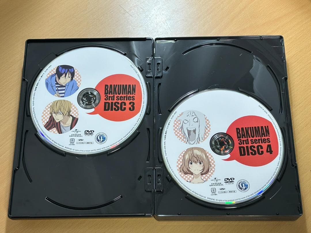 【美品】BAKUMAN（バクマン） 3rdシリーズ DVD-SET