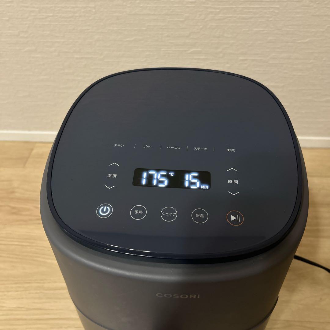 【美品】COSORI ノンフライヤー 3.8L CAF-LI401S