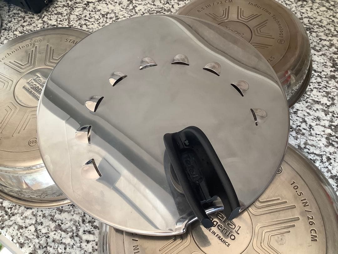 Tefal インジニオ 鍋3つセット ハンドル2つ ステンレス IH
