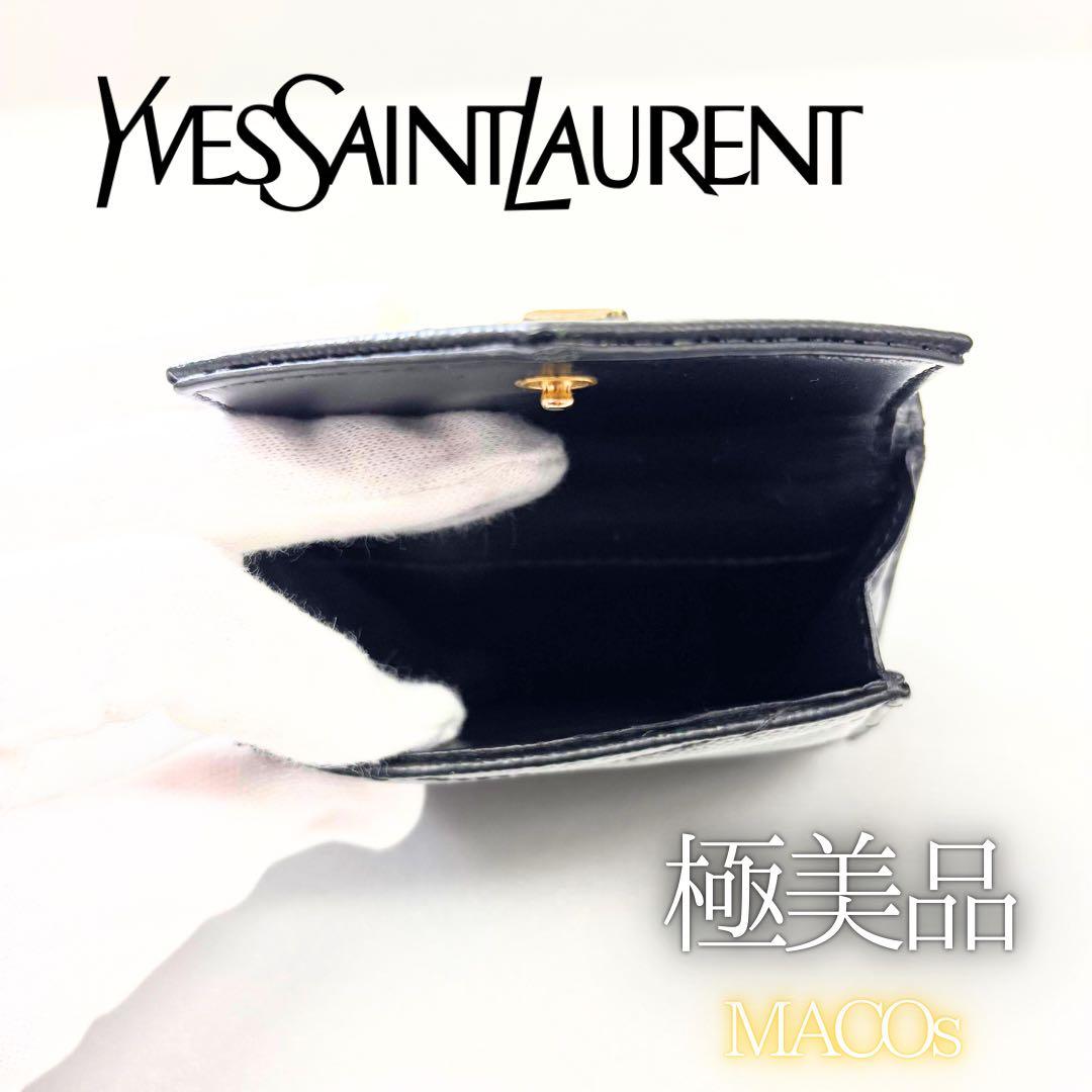 美品✨SAINT LAURENT サンローラン タイニーウォレット 三つ折り財布