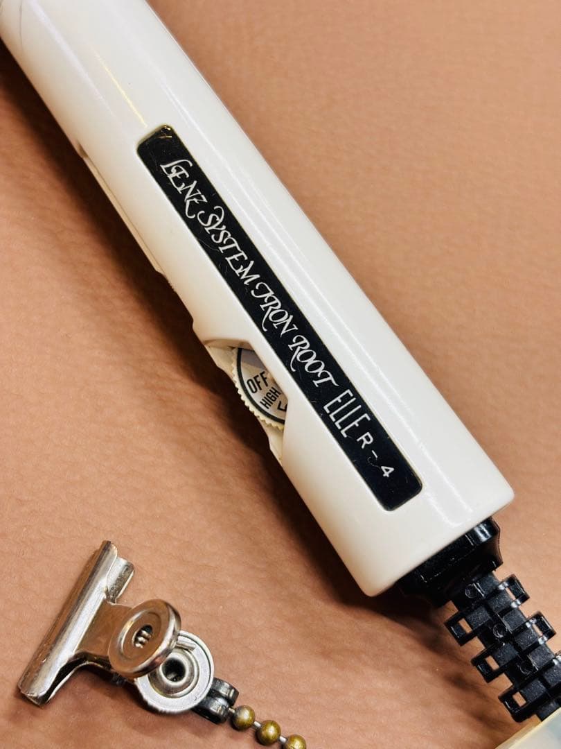 LENZ R-4ELLEレンツルートアイロン　元巻き丸4㎜　理容アイロン