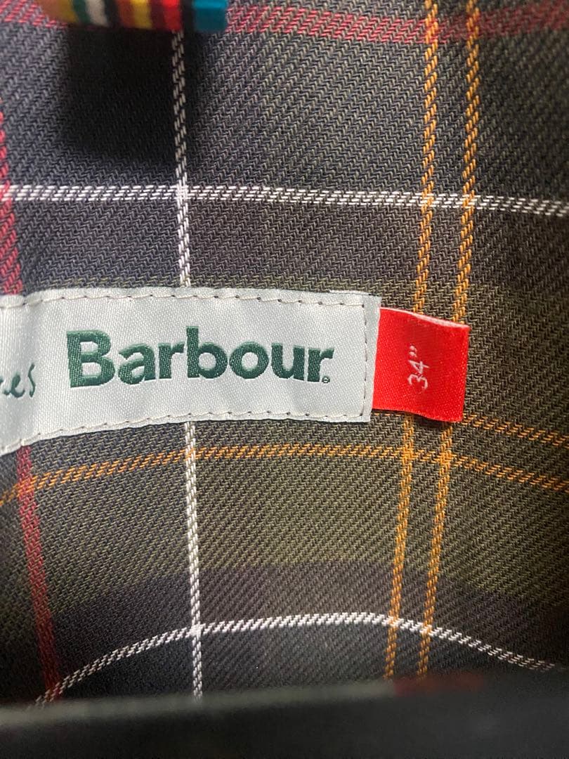 paulsmith loves barbour transportブラック34