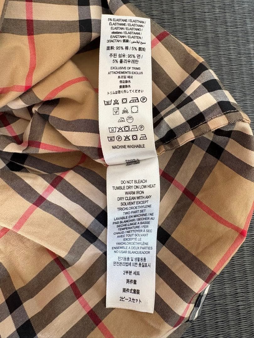 BURBERRY チェック柄 ワンピース 18M 86㎝